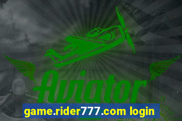 game.rider777.com login